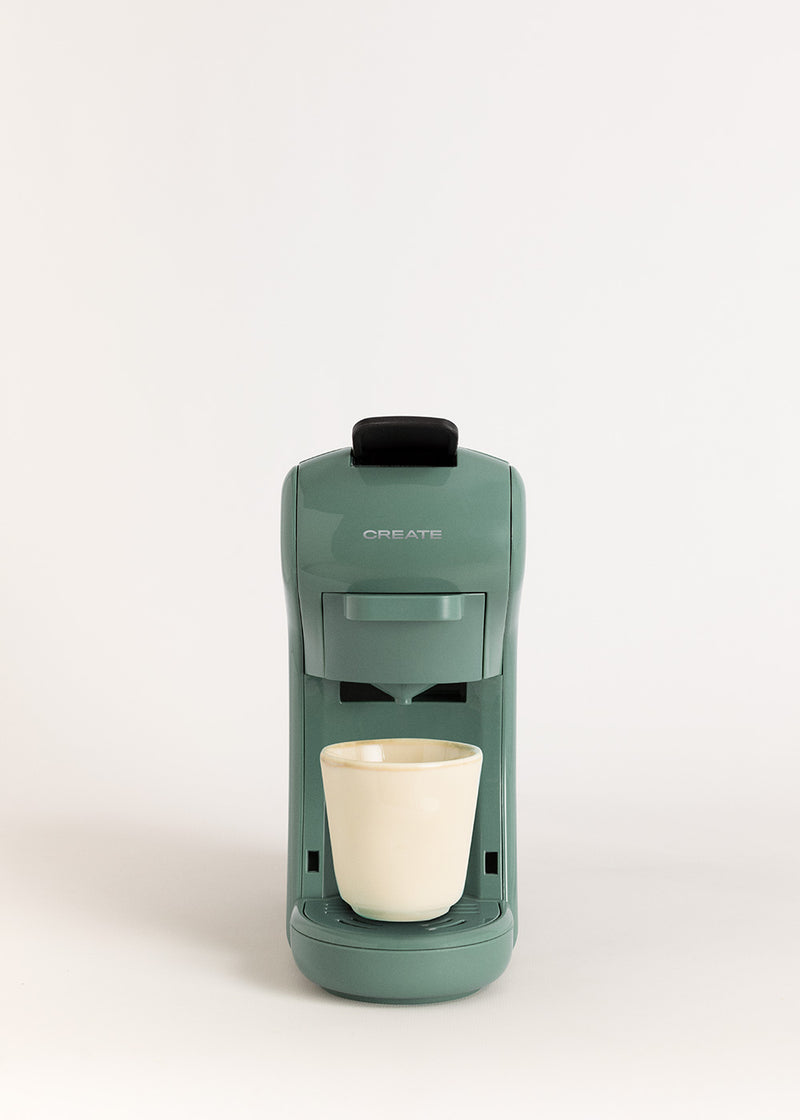 Potts - Cafetera Multidosis y Café Molido - Verde Salvia