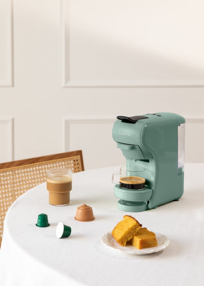 Potts - Machine À Café Multi-Doses & Café Moulé - Vert Sauge