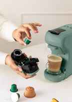 Potts - Machine À Café Multi-Doses & Café Moulé - Vert Sauge