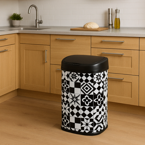 Poubelle Automatique Carreau De Ciment Majestic - 58L