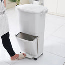 Poubelle De Tri Sélectif Avec Roulettes Valoris - 45L