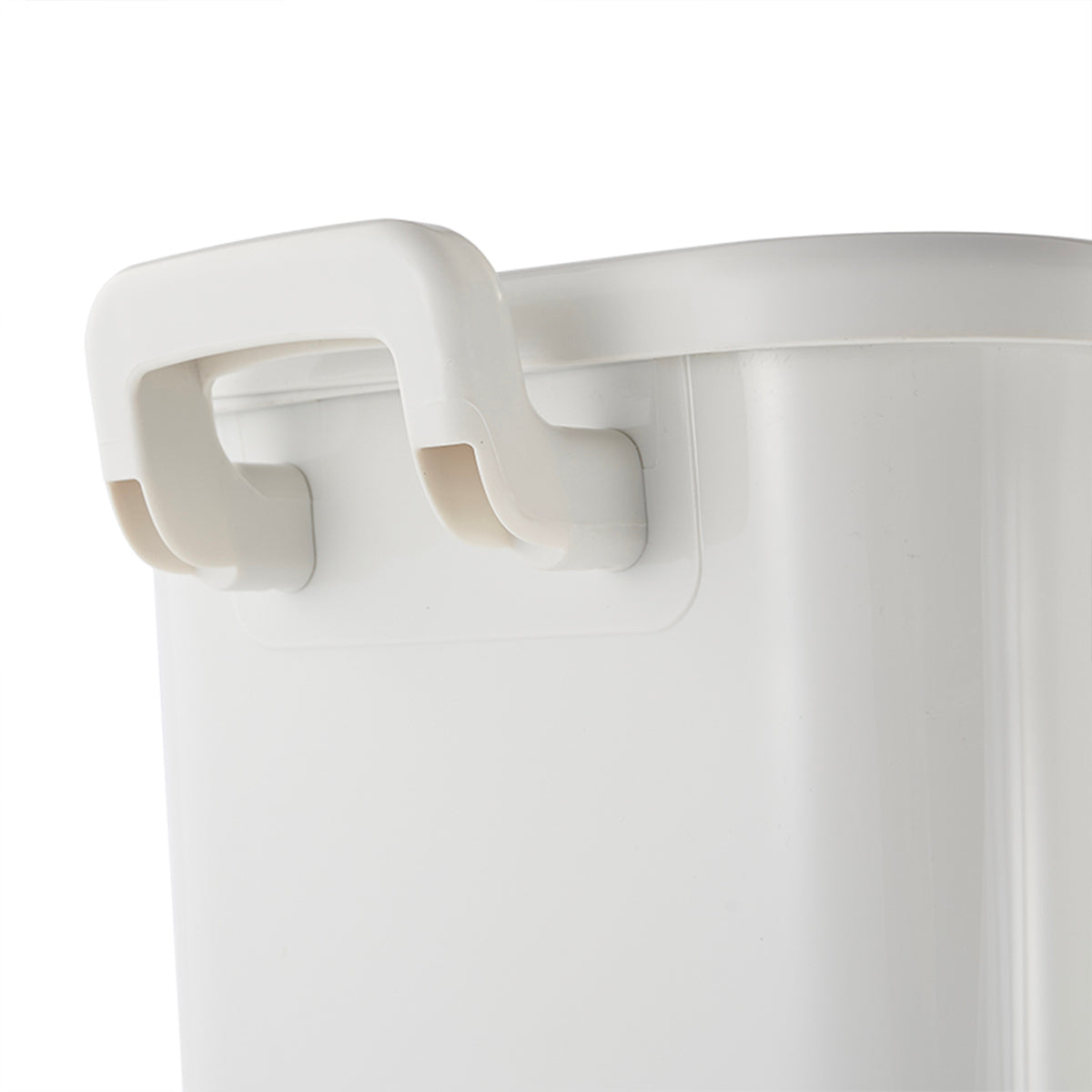 Poubelle De Tri Roulettes Valoris - 45L - Blanc