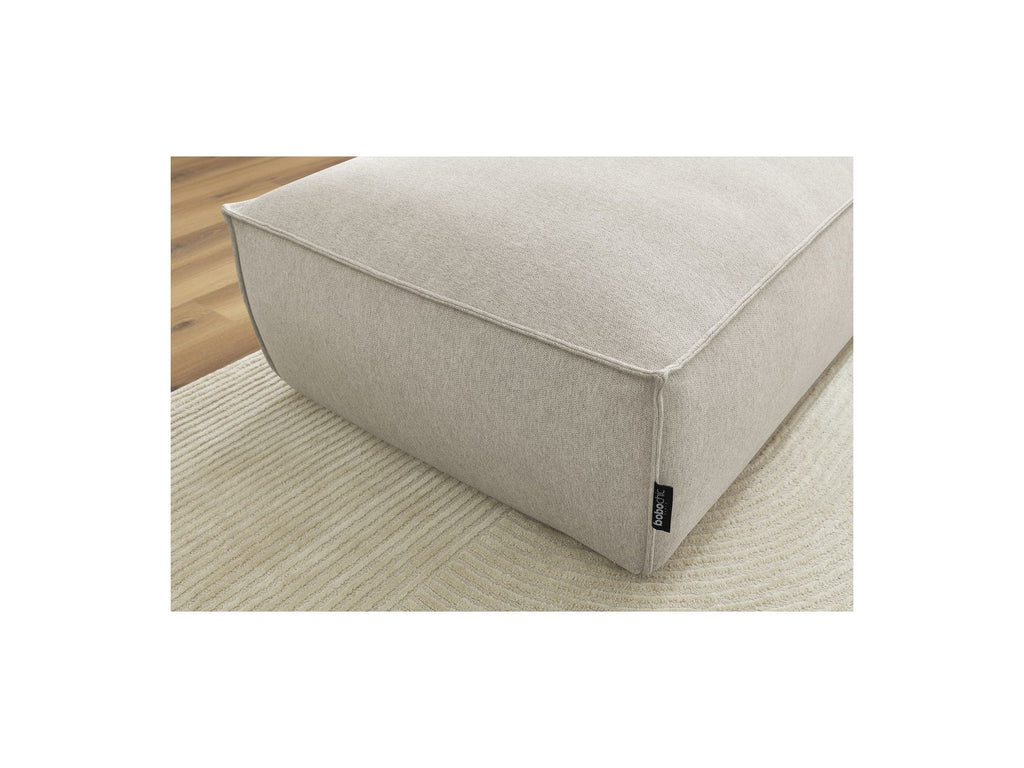 Pouf Boheme Tissu Chiné