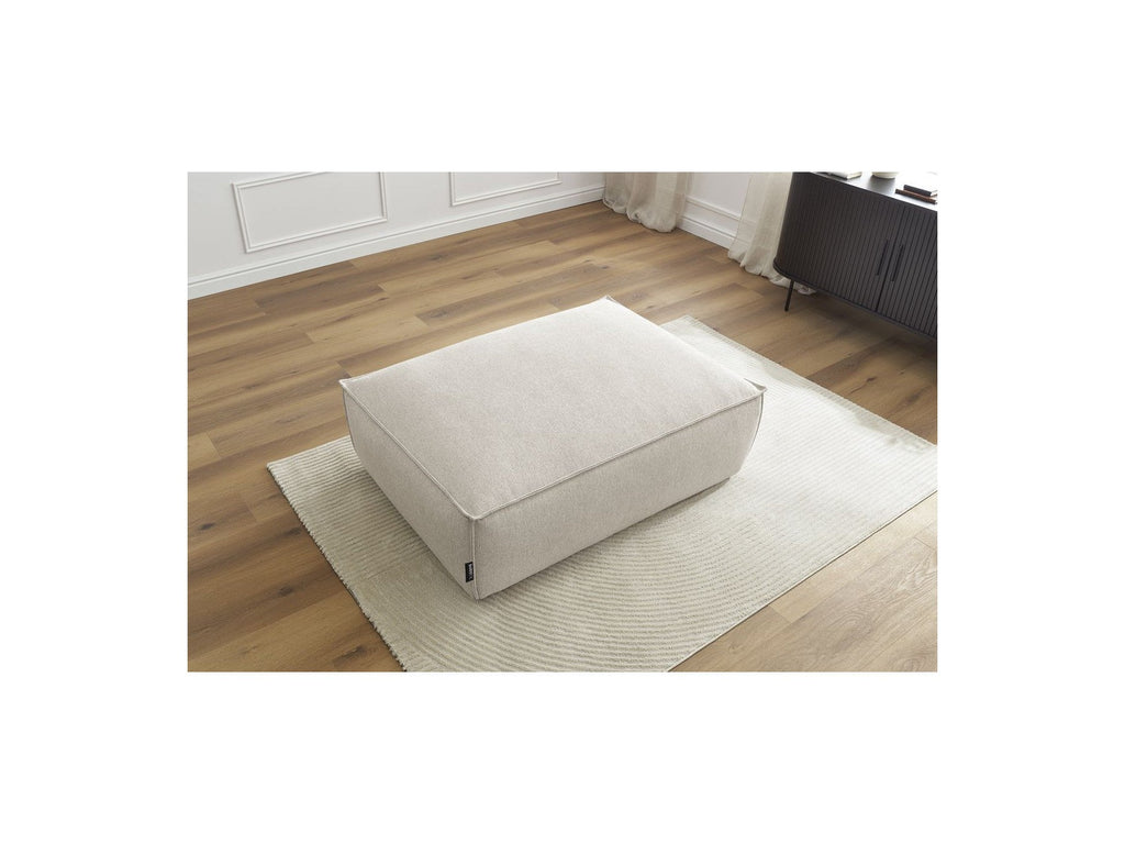 Pouf Boheme Tissu Chiné
