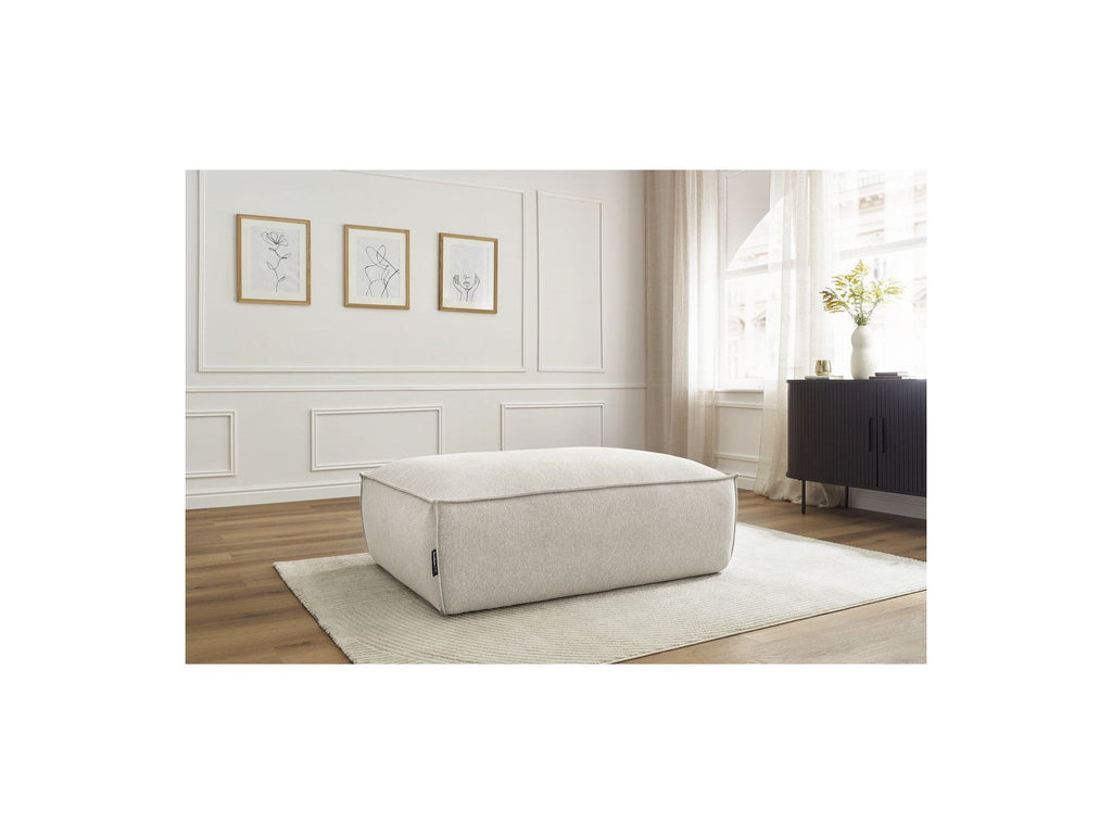 Pouf Boheme Tissu Chiné