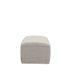 Noor - Puf para sofá modular - Tela - Natural jaspeado