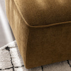 Noor - Puf para sofá modular - Tela - Bronce