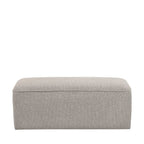 Noor - Puf para sofá modular - Tela - Natural jaspeado