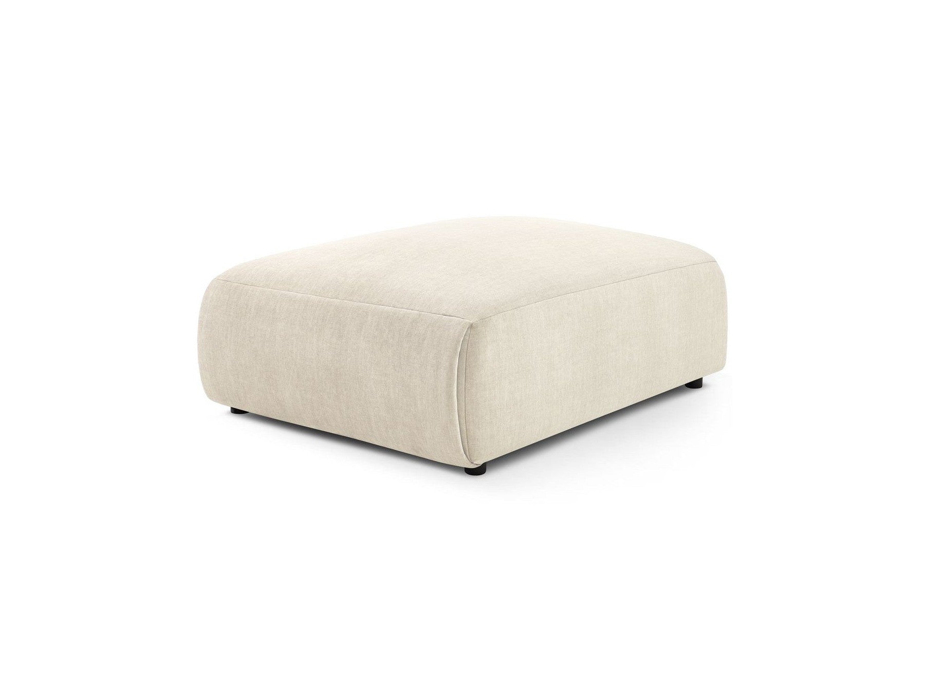 Jeanne - Grand Pouf - Tissu Velours