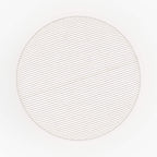 Lily - Puf redondo de pana beige
