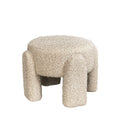 Nolan - Pouf - Tissu - Beige