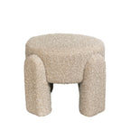 Nolan - Pouf - Tissu - Beige
