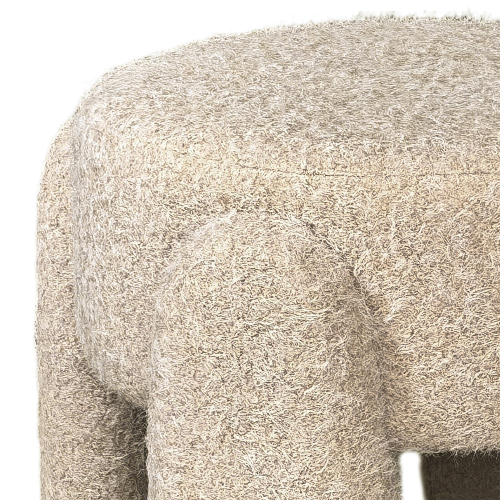 Nolan - Pouf - Tissu - Beige