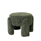 Nolan - Pouffe - Fabric - Olive Green