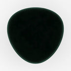 Emmy - Puf triangular de terciopelo verde