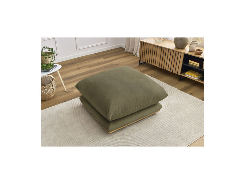 Ernest - Pouf - Tissu Lisse