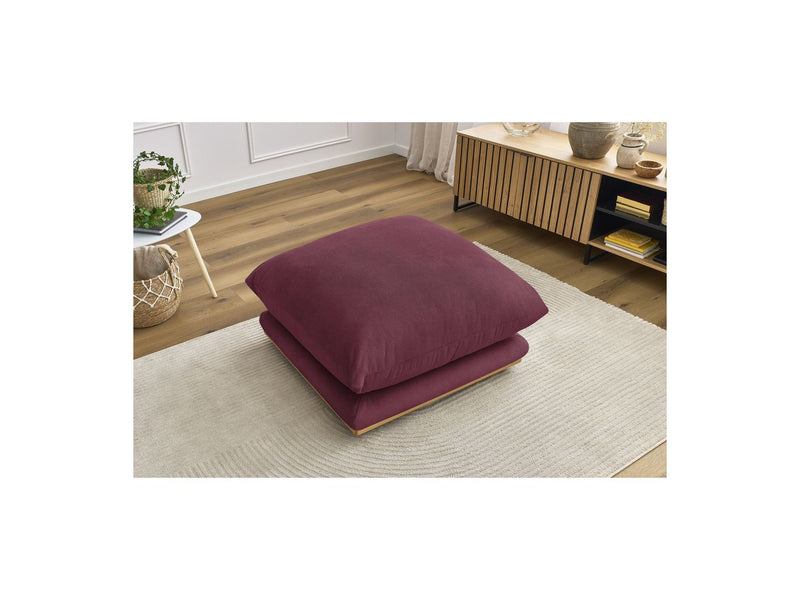 Ernest - Pouf - Tissu Lisse