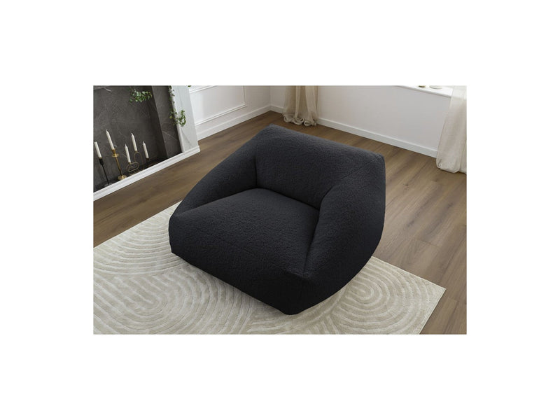 Pouf Ultra Moelleux - Lilibet - Tissu Bouclette