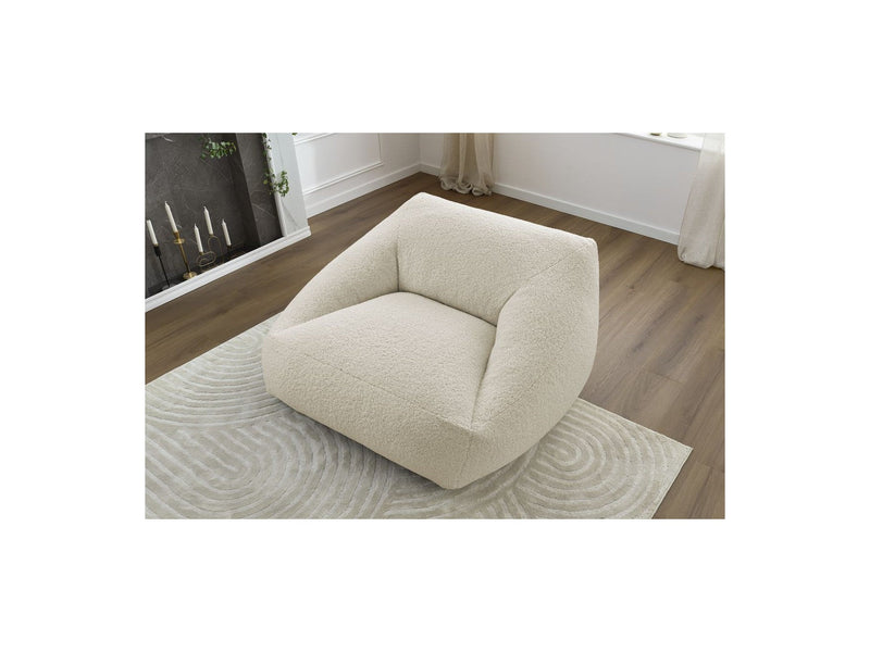 Pouf Ultra Moelleux - Lilibet - Tissu Bouclette