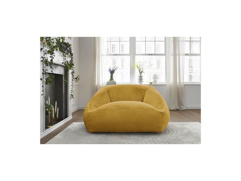 Pouf Ultra Moelleux - Lilibet - Tissu Imitation Fourrure