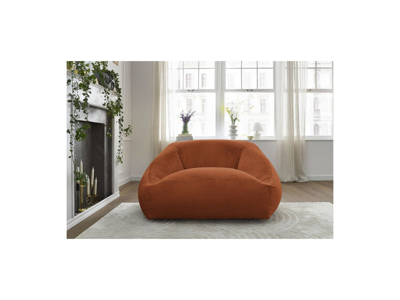 Pouf Ultra Moelleux - Lilibet - Tissu Imitation Fourrure