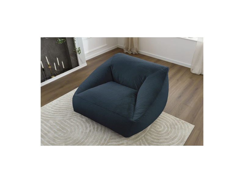 Pouf Ultra Moelleux - Lilibet - Tissu Imitation Fourrure