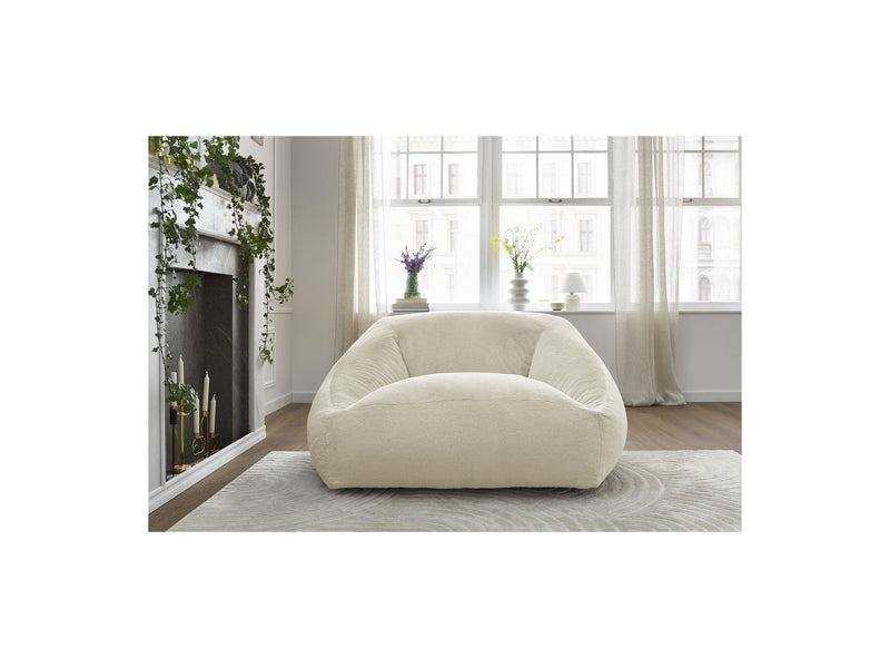 Pouf Ultra Moelleux - Lilibet - Tissu Imitation Fourrure