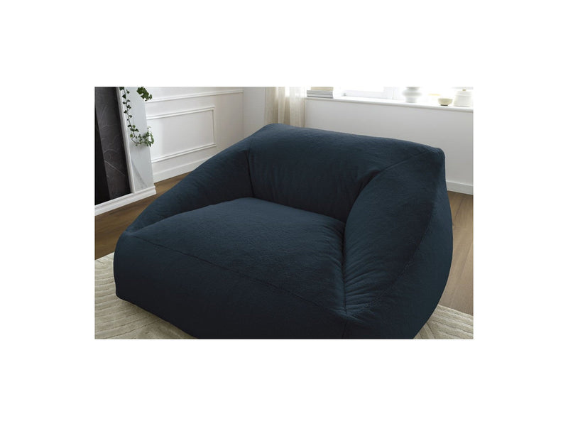 Pouf Ultra Moelleux - Lilibet - Tissu Imitation Fourrure