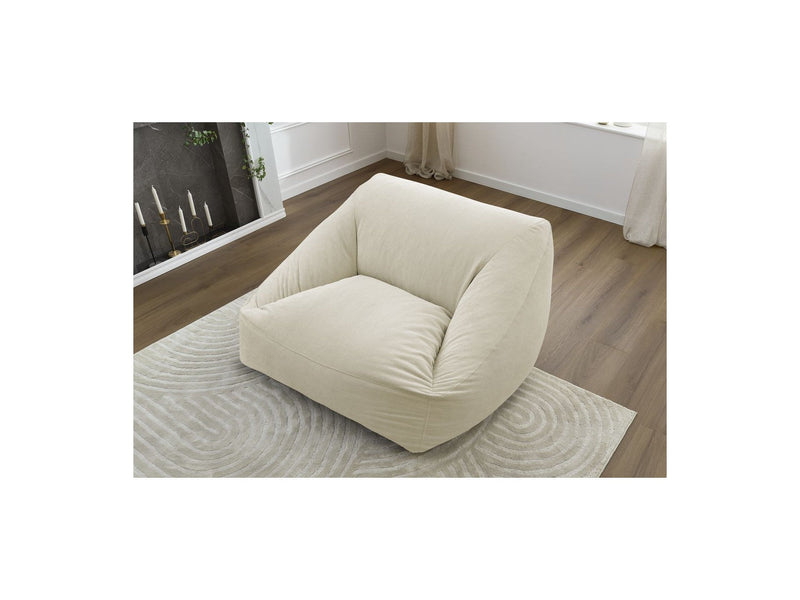 Pouf Ultra Moelleux - Lilibet - Velours Côtelé