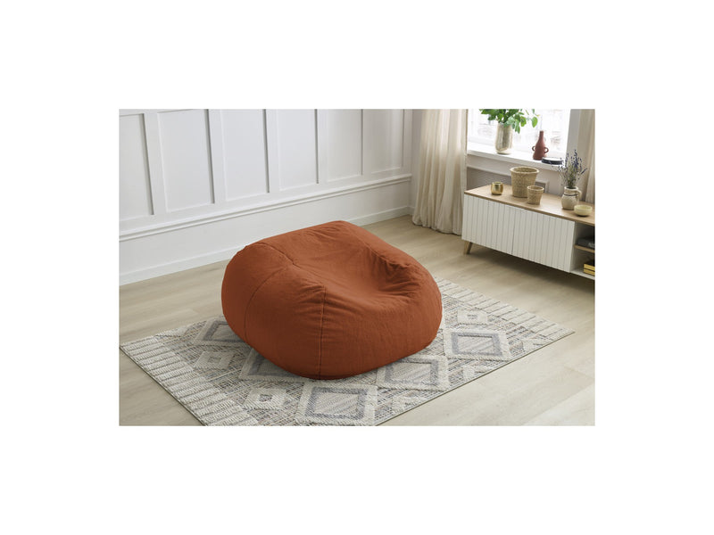 Pouf Ultra Moelleux - Meribel - Tissu Imitation Fourrure