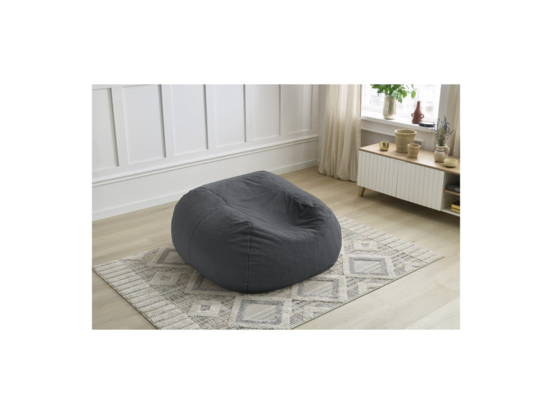 Pouf Ultra Moelleux - Meribel - Tissu Imitation Fourrure