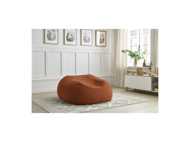 Pouf Ultra Moelleux - Meribel - Tissu Imitation Fourrure