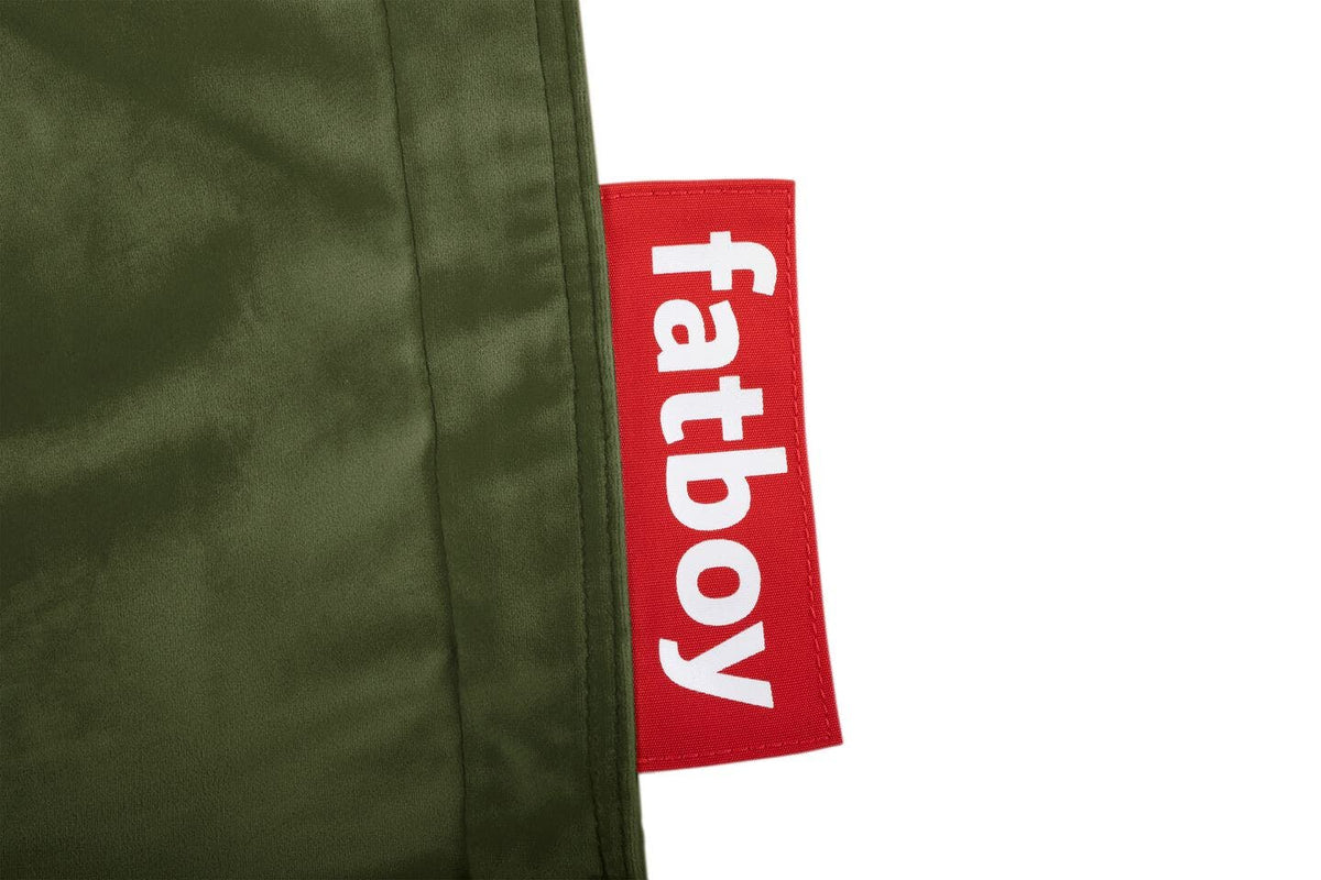 FATBOY - The Original Slim Velvet Recycled Beanbag by FATBOY - Deep Green