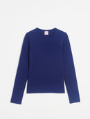 The Navy Blue Power Stretch Long Sleeve Top