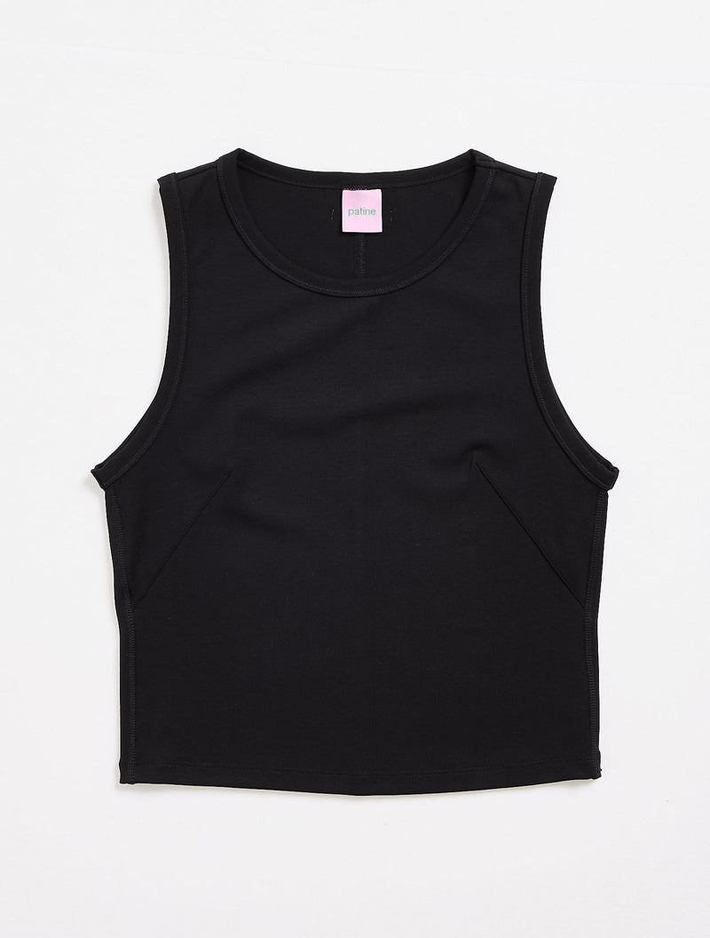 Camiseta sin mangas The Black Power Stretch Café negro