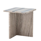 Clea - Side Table - Brown - Marble