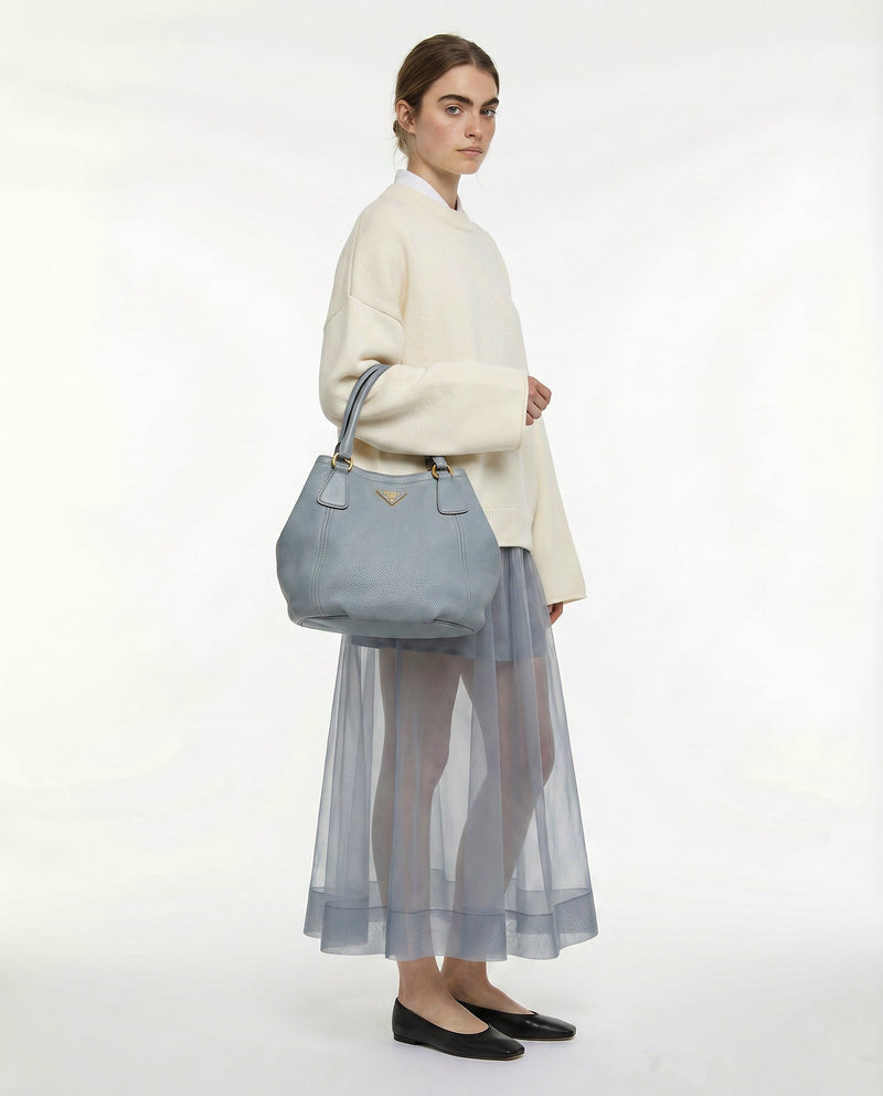 Prada Vitello Daino Tote