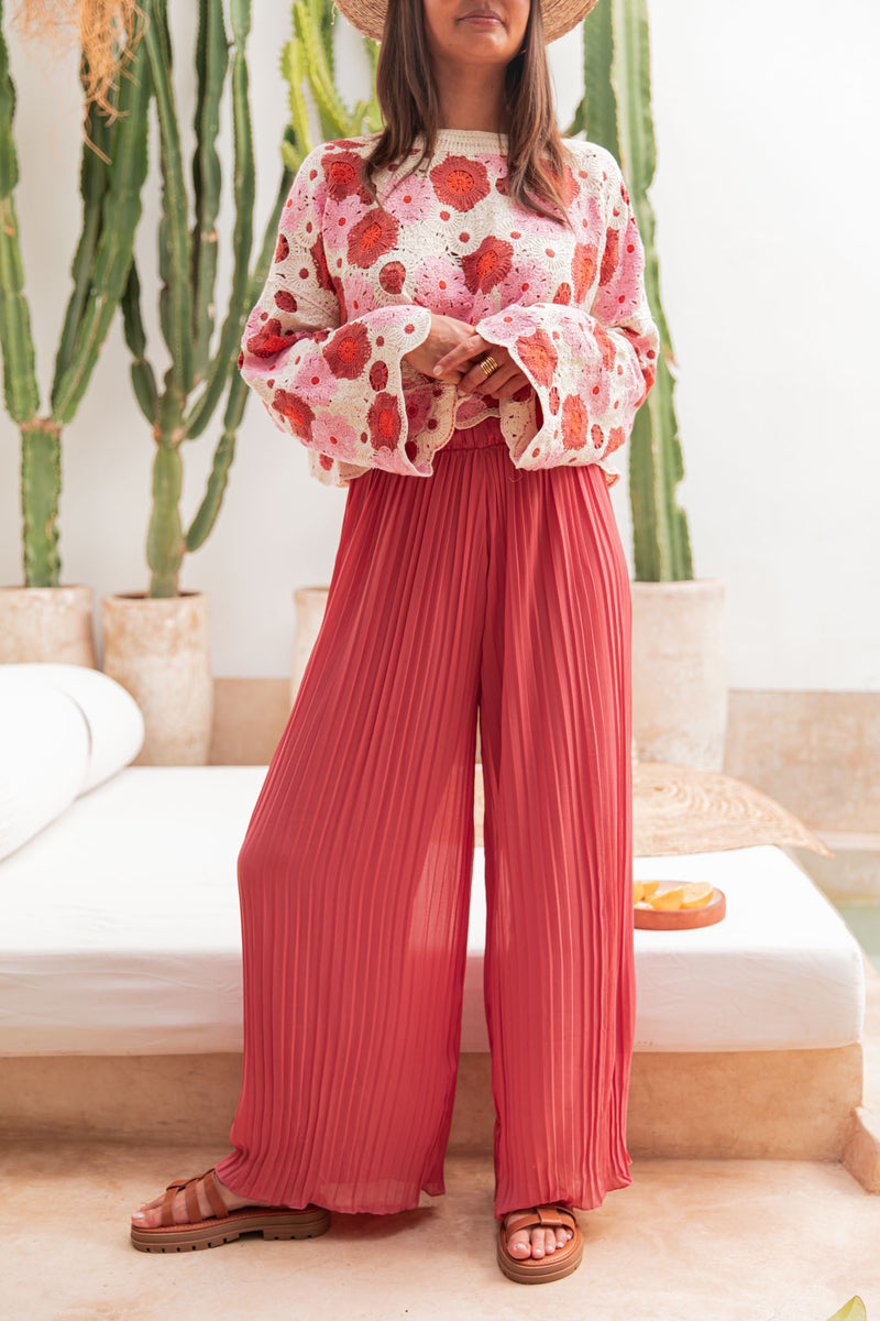 PIO Terracotta - Pleated Trousers 16