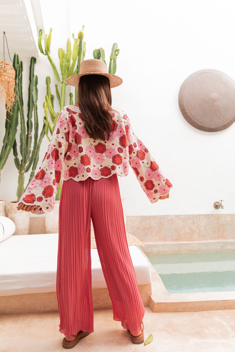 PIO Terracotta - Pleated Trousers 16