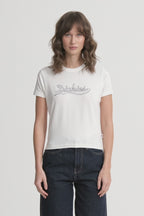 Camiseta Ligera Loose Wave - White