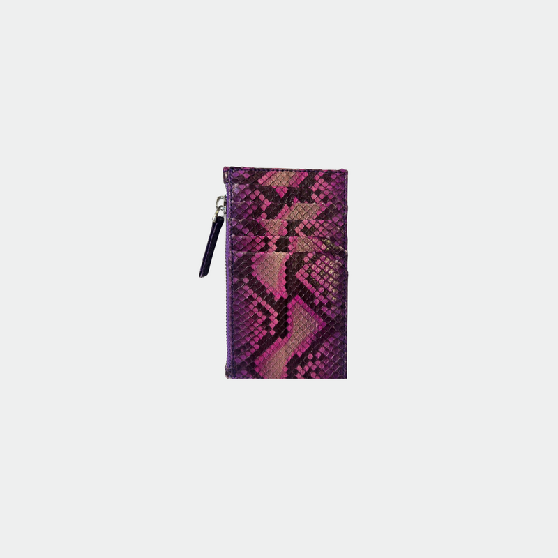 Porte-Carte Python - Sylvano Violet