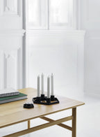 Prism 2-Candle Chandelier - Black