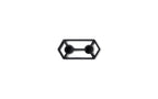 Prism 2-Candle Chandelier - Black