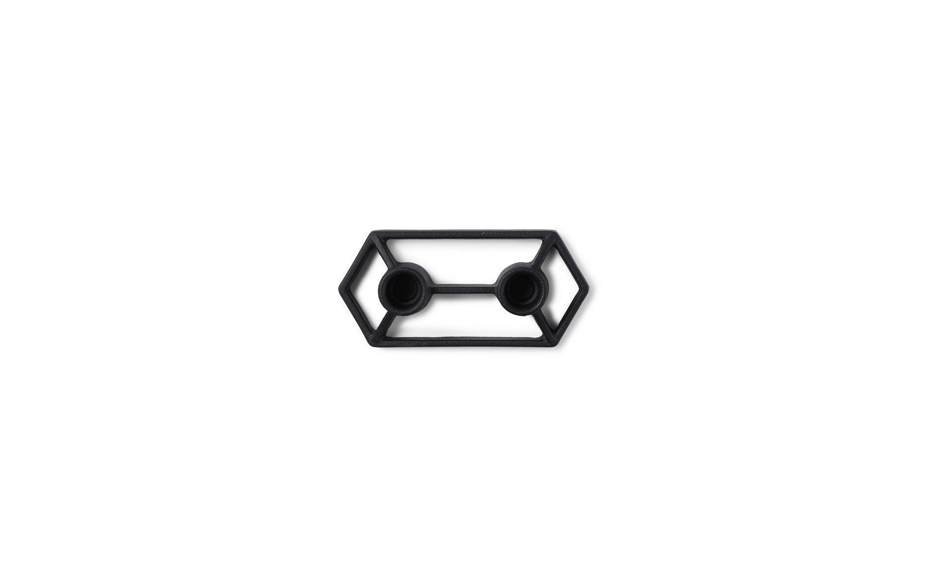 Prism 2-Candle Chandelier - Black