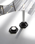 Prism 2-Candle Chandelier - Black