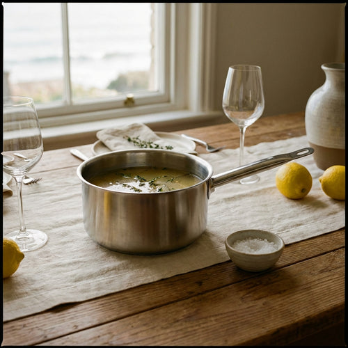 Professionnel - Casserole - Acier Inoxydable - 18cm