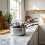 Gourmet - Set of 3 Saucepans 16/18/20cm - Stainless Steel