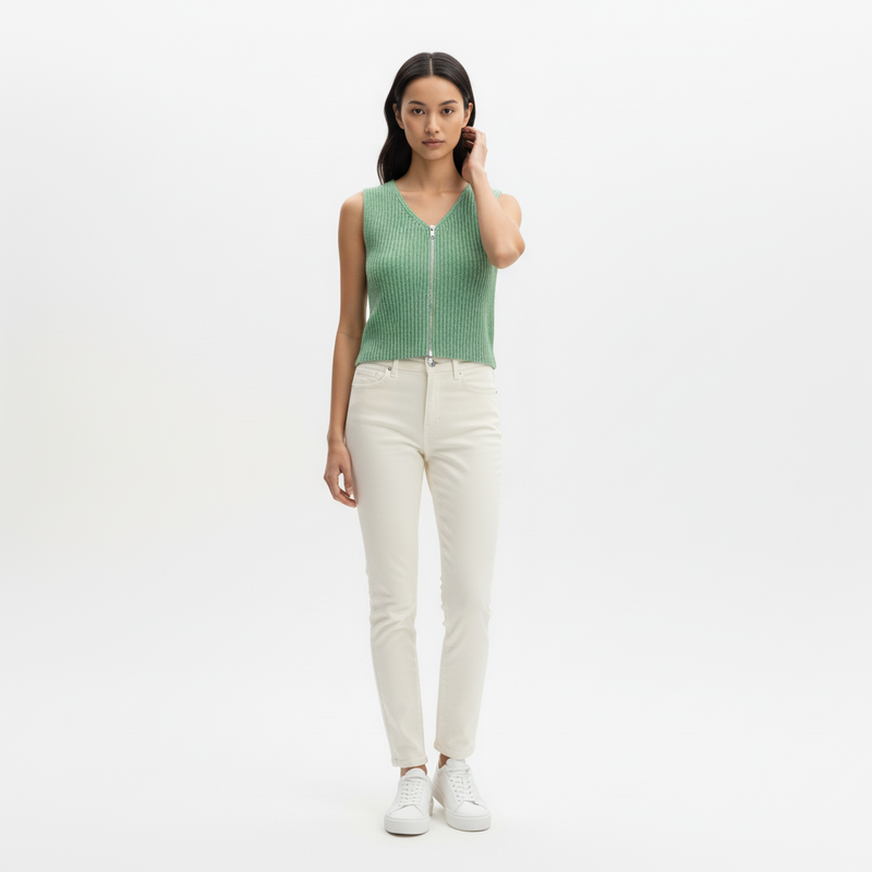 Top - Light Pastel Green - Femme