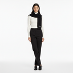 Pañuelo Emb - Black - Mujer