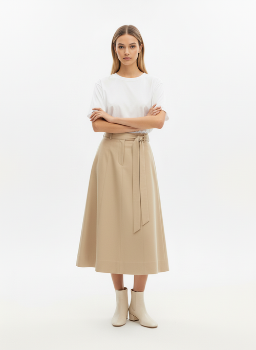Jupe - Light Beige - Femme